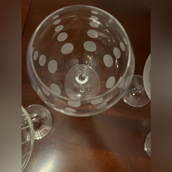 Mikasa Cheers set of 4 Balloon Wine Glasses - etched crystal - Picture 8 of 10